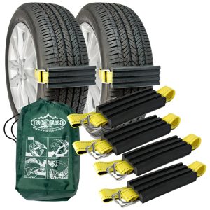 Corrente de Tração para Pneu Neve ou Lama 4 Unidades TRACGRABBER Preto