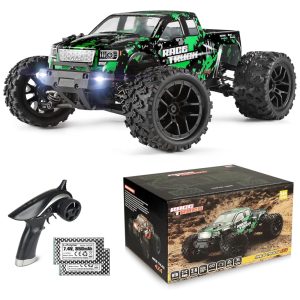 Off Road Controle Remoto 1 Escala Todo o Terreno 30km por hora Sem Fio Até 80mts Reregável HAIBOXING 118 Scale All Terrain RC Car Verde Escuro