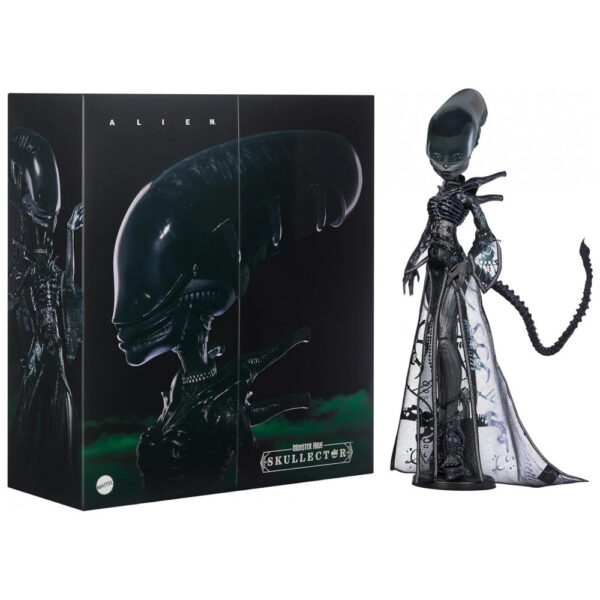 Boneca Monster High Skullector Alien Edição Limitada Mattel com Traje Metálico e Certificado de Autenticidade
