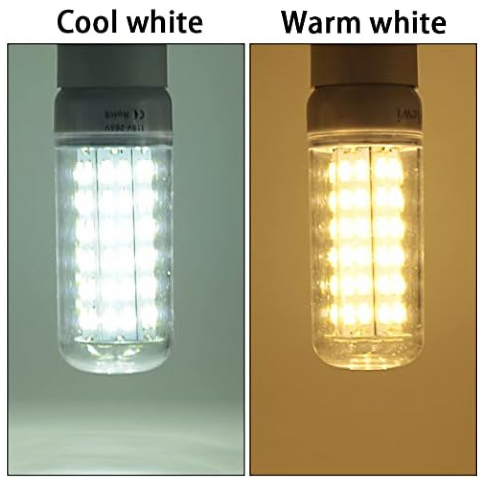 Fengyan Home, 4 unidades, lâmpadas LED milho 15W,bases E27/E26, 110V/220V,super spots, economia de energia,iluminação quente para lustres, GSYFDZWZX - Imagem 5