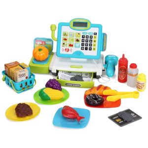 Caixa Registradora FS com Scanner Calculadora e Microfone para Crianças 3-8 Anos