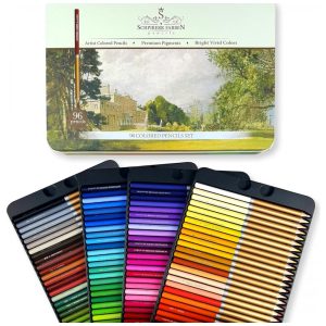Kit Lápis de Cor Profissional com Estojo 96 peças SCHPIRERR FARBEN