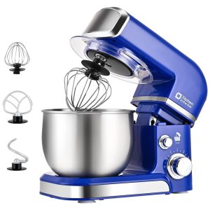 Batedeira Kitchen in the box Stand Mixer 3Litros Mini Elétrica Design Compacto e Colorido 6 Velocidades Ideal para Uso Diário