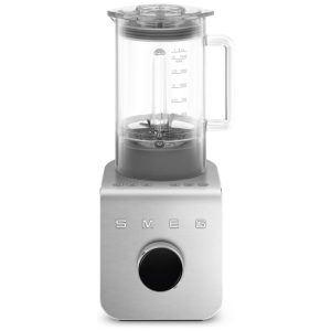 Liquidificador Profissional SMEG BLC01 com Jarra de 15 Litros em Tritan 9 Velocidades Lâminas em Aço Inox Motor Potente de 1250W - Ideal para Smoothies