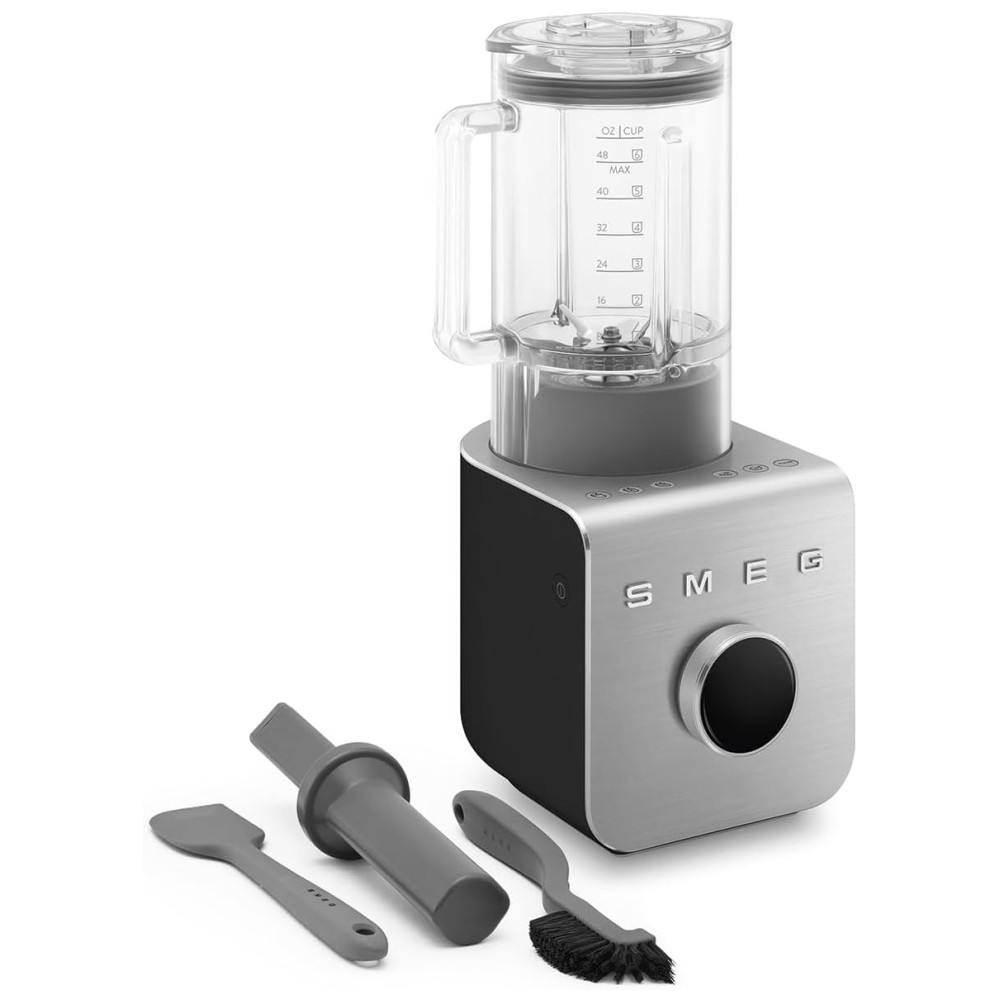 Liquidificador Profissional SMEG BLC01 com Jarra de 15 Litros em Tritan 9 Velocidades Lâminas em Aço Inox Motor Potente de 1250W - Ideal para Smoothies - Imagem 3