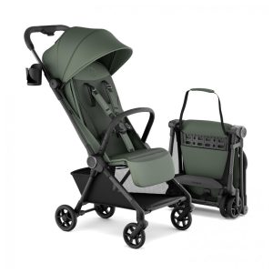 Carrinho de Bebê Mompush Nexis Carbono Forest - Ultraleve 63 kg Dobrável Automático 1s Reclinação Total 170° Capota XL UPF 50+