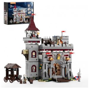 Castelo medieval Lumibricks Castle Armory com iluminação LED armaria modular 2895 peças