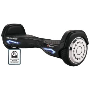 Hoverboard com Auto Equilíbrio e Autonomia da Bateria de 40 Minutos para Crianças 110V Razor Hovertrax 2.0 Preto