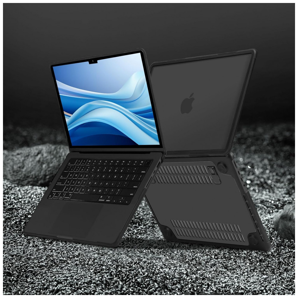 MOSISO Capa Rígida Heavy Duty para MacBook Pro 16" 2025-2021 com Kickstand, Teclado, Tela e USB-C, Preto - Imagem 5