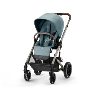 Carrinho de Bebê com Assento Reversível Inclinação Múltipla Cybex Balios S Lux Azul