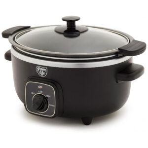 Panela de Cozimento Lento GreenLife 3,31 Litros, Revestimento Cerâmico Antiaderente Livre de PFAS, Programável, Mantém a Temperatura,