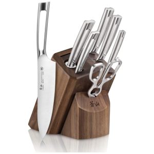 Conjunto de facas TN1 Série 8 Peças Aço Inoxidável CANGSHAN 1021950 Prateado