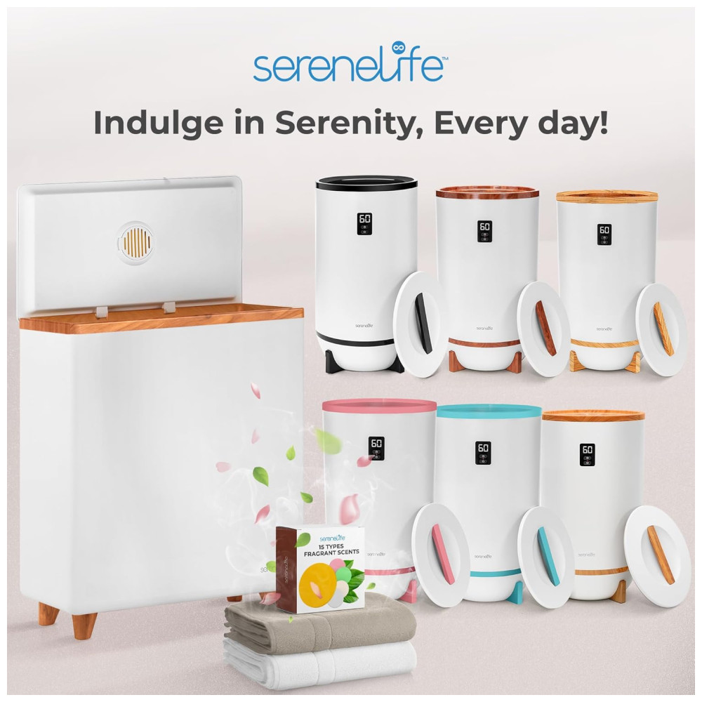 Aquecedor de toalhas retangular de luxo - aquecedor de banheiro spa com fragrância personalizada. Desligamento - Imagem 7