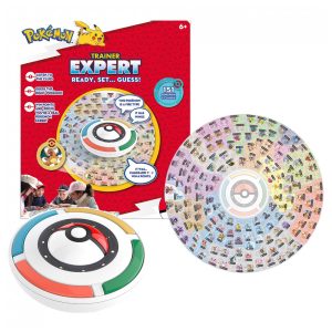 Jogo eletrônico de adivinhação Pokémon Trainer Expert com 151 personagens e tabuleiro para 1–4 jogadores