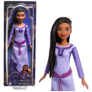 Boneca Disney Wish Asha of Rosas com Cabelo Natural e Roupas Removíveis Mattel