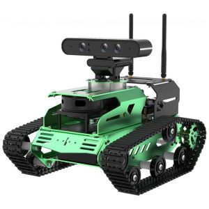 Hiwonder JetTank ROS – Robô Tanque com NVIDIA Jetson Nano Lidar Câmera 3D e Tela Touch 7" – Kit de Programação Python e SLAM