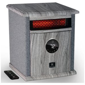 Aquecedor Elétrico Portátil com Tela LED e Controle Remoto 1500W 110V Heat Storm Cinza