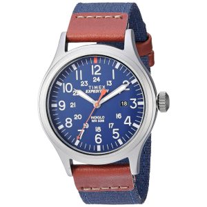 Relógio Masculino Analógico Automático Couro TIMEX TW4B14100 Marrom