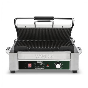 Waring Grill Panini Italiano com Timer e Placas de Ferro Fundido 36.8x27.9cm - Ideal para Sanduíches e Paninis