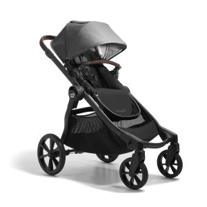 Carrinho de Bebê Modular Completo com Dobragem Compacta e Mais de 24 Configurações Baby Jogger City Select Cinza