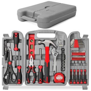 Kit de Ferramentas com Maleta de Transporte 54 Peças HI SPEC Vermelho