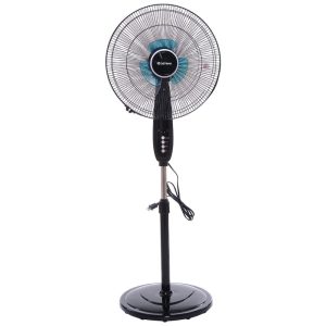 Ventilador de Torre 3 Velocidades com Tela LCD Silencioso Lâmina Dupla e Altura Ajustável 60W 110v COSTWAY Preto