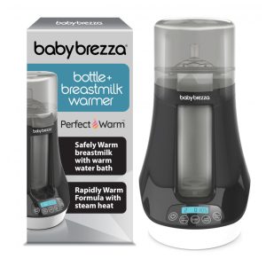 Aquecedor de Mamadeira Digital 2 em 1 com Compatibilidade Universal 110v BABY BREZZA Preto