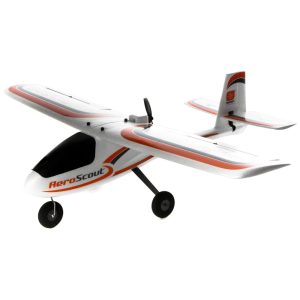 Avião de Controle Remoto com Bateria e Carregador não Incluídos HobbyZone AeroScout HBZ380001 Branco