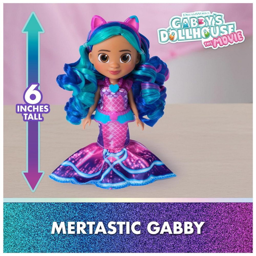 Boneca Mertastic Gabby da Casa da Gabby: Aventura Subaquática com Acessórios,Gabby's Dollhouse - Imagem 2