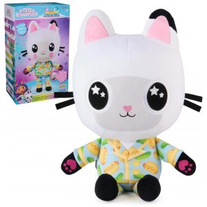 Pelúcia Gatinho Pandy Paws da Casa de Bonecas da Gabby 13 Polegadas com Bochechas que Acendem Gabby's Dollhouse