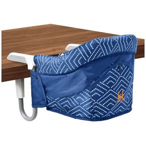 Cadeira de Alimentação com Encaixe em Mesa Portátil MTWML Azul