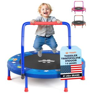 Cama Elástica Infantil Dobrável com Alça Ajustável Ideal para Crianças Happin