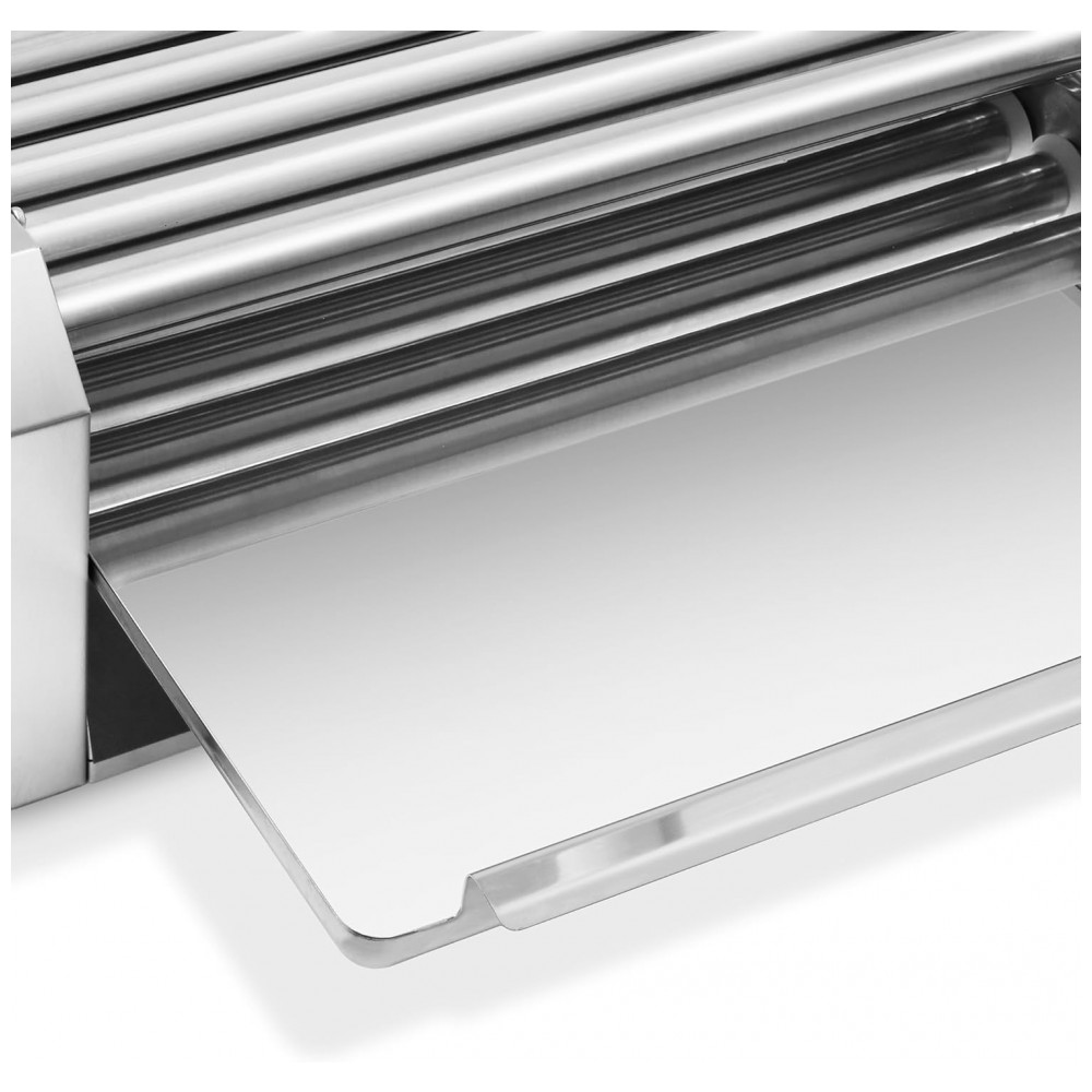 Máquina de Hot Dog com 5 Rolos Antiaderentes para Até 12 Salsichas 110V 700W OLDE MIDWAY Prata - Imagem 5