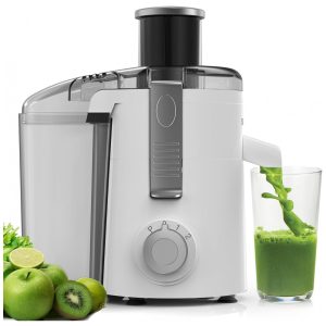 Centrífuga de Frutas de Alta Velocidade e Fácil Limpeza 110V 350W SiFENE Branca