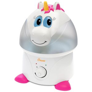 Umidificador Ultrassônico Crane Unicorn 1 Galão Nebulização Fria Desligamento Automático Controle Touch Unicórnio 110V