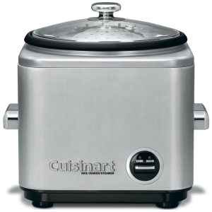 Panela de Arroz Elétrica 8 Xicaras Aço Inoxidável 110v CUISINART CRC 800 Prateado