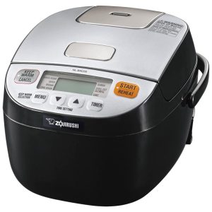 Panela Elétrica de Arroz 700 mL 500W preto prateado 110v ZOJIRUSHI NL BAC05SB Preto