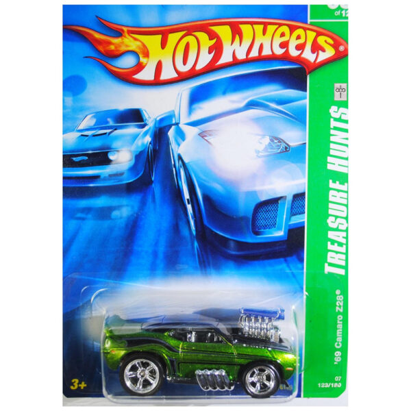 Hot Wheels Super Treasure Hunt 69 Camaro Z28 2007