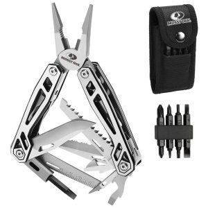 Alicate Multifuncional 21 em 1 Aço Inoxidável MOSSY OAK SML Prateado
