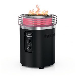 Ninja Fireside360 Aquecedor Externo com 3 Modos: Chama Calor e Chama + Calor - Portátil e Sem Fumaça