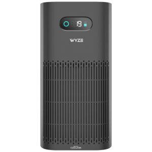 Purificador de Ar para Ambientes até 50m² com Filtro H13 HEPA Modo de Suspensão Controle por APP via WiFi e Compatível com Alexa 110V Wyze Preto