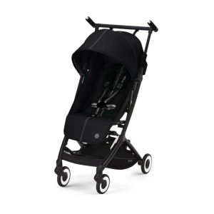 Carrinho de Bebê Ultracompacto com Suspensão Suave e Reclinação Ajustável com Uma Mão Cybex Libelle 2 Preto