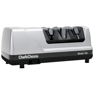 Afiador Elétrico de Facas Profissional com 3 Níveis 110v CHEFSCHOICE 0130506 Prateado