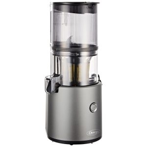 Centrifuga de Frutas 2 Litros com Função Reversa e Funil Extra Grande 110V 150W Omega Juicer JC2022GY11 Cinza