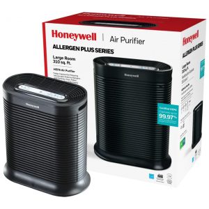 Purificador de Ar Área de até 140m2 em 1 hora DHoneywell HPA200 Preto