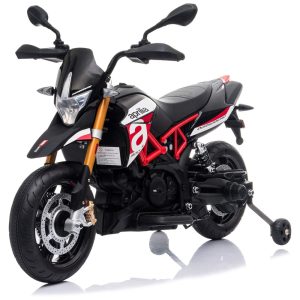 Moto Elétrica 1 Assento 12V com Luzes de LED MP3 TOBBI Vermelho