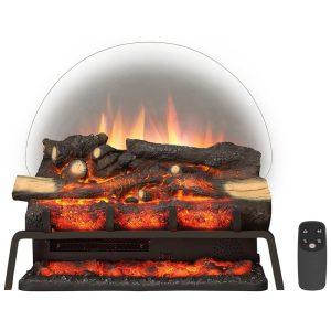 Lareira Elétrica Ecológica 23" 58cm com Controle Remoto Efeito de Chama e Som Crepitante 110V 750W/1500W Legend Flame EF290 Preta
