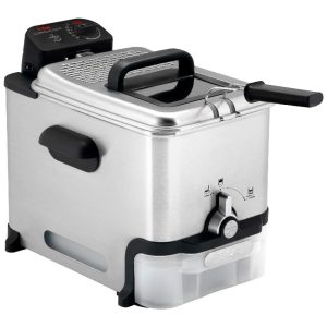 Fritadeira Elétrica a Óleo 3.5L com Filtragem 1700W 110V T FAL 7211002145 Prateado