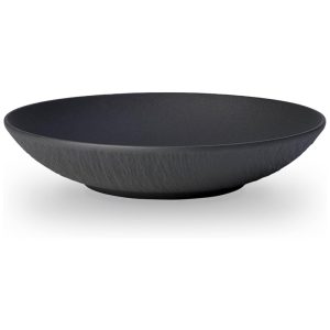 Prato Fundo Elegante e Sofisticado com Capacidade de 1.1L Material de Porcelana Premium e Formato Redondo Villeroy Boch Cinza