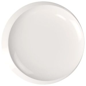 Prato para Jantar de 36 cm Elegância e Praticidade em Sua Mesa com Formato Redondo e Material de Porcelana Premium Villeroy Boch Branco